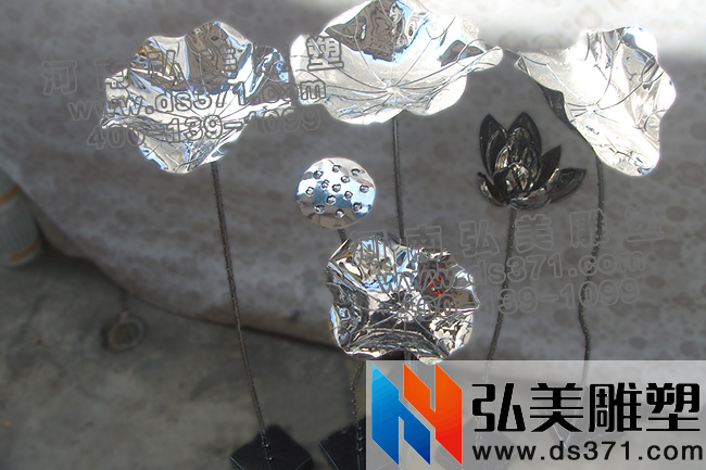 不銹鋼雕塑制作廠家帶您欣賞十里荷花