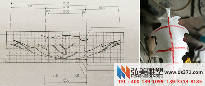 弘美雕塑 根據造型制作雕塑小稿
