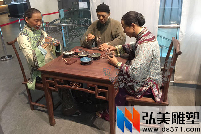 場景再現(xiàn)蠟像制作