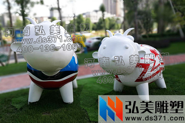 玻璃鋼卡通動(dòng)物雕塑制作