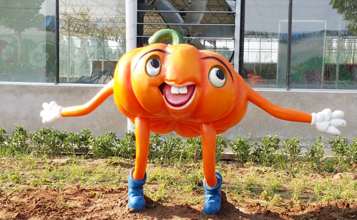 農業雕塑場景蔬菜雕塑