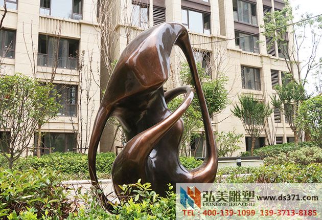 房地產玻璃鋼抽象雕塑